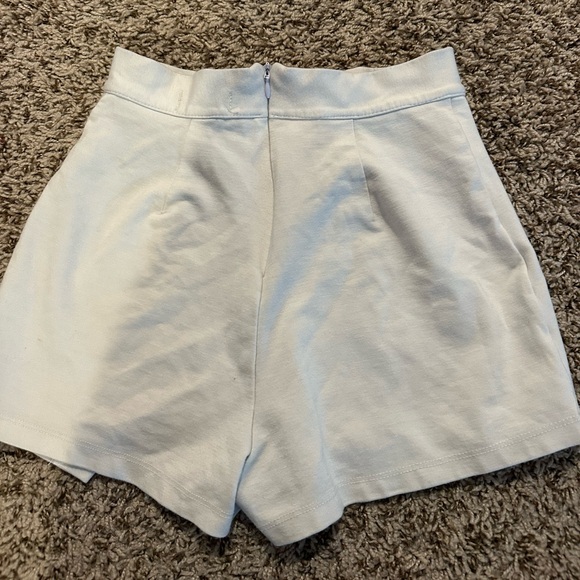 Altar'd State White Skorts with Frayed Hem - Picture 3 of 3